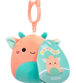 Nøgleringe*Squishmallows Bamse - 9cm - Chitra - Clip On
