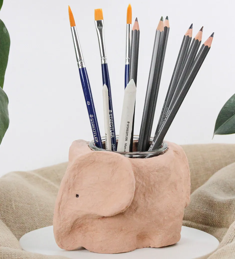 Staedtler FIMO Modellervoks - Træ Effekt - 350g - Brun