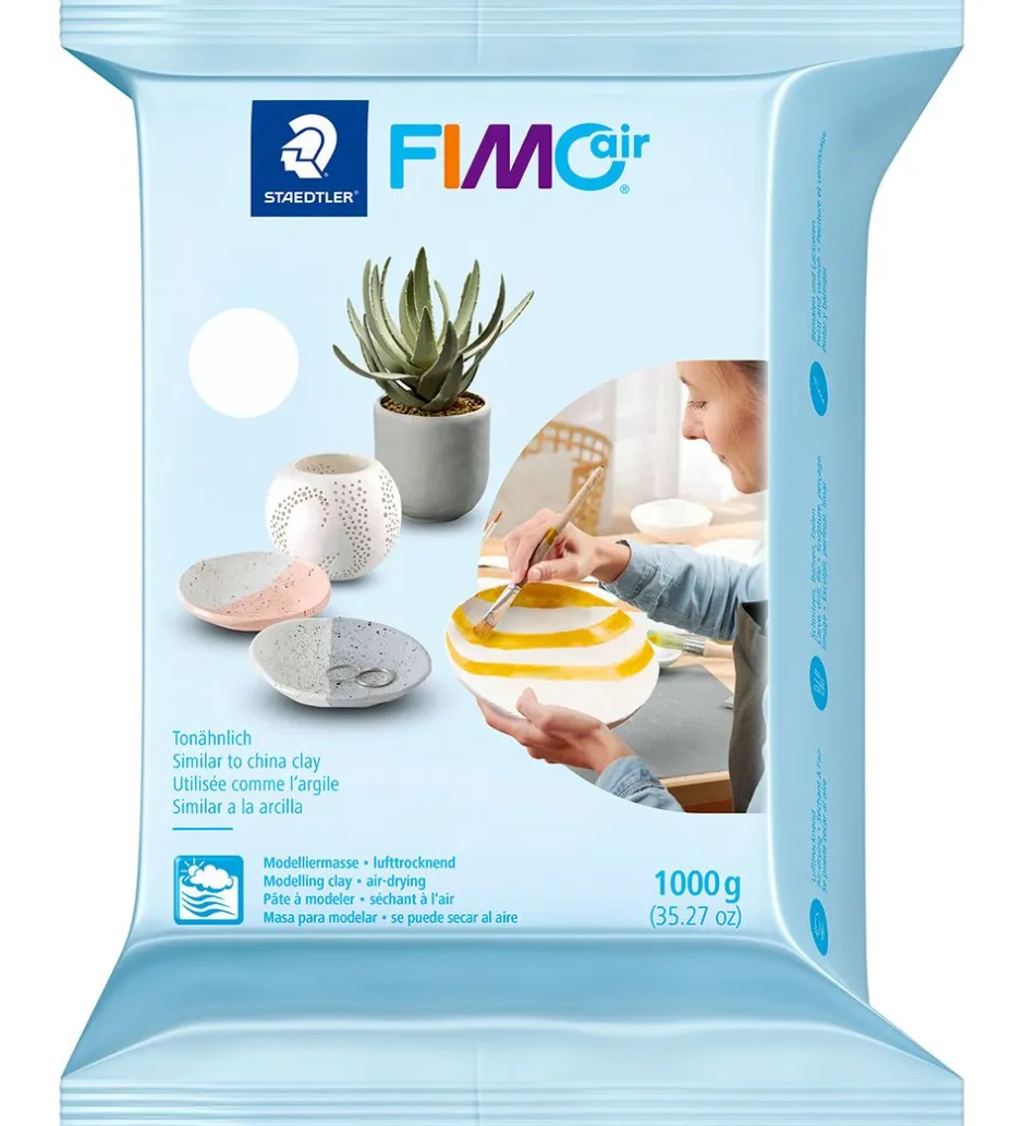 Modellervoks*Staedtler FIMO Modellervoks - 1000g - Hvid
