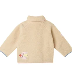 Fleece*Stella McCartney Kids Fleecejakke - Beige m. Fugle
