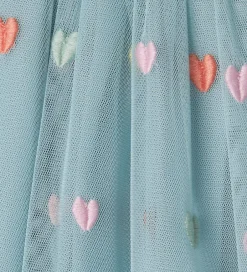 Børn Stella McCartney Kids Tylnederdel - Lyseblå m. Hjerter