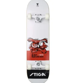 Skateboards*Stiga Skateboard - 8.0 - Hvid m. Ugle