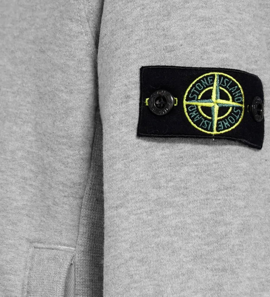 Børn Stone Island Hættetrøje - Gråmeleret