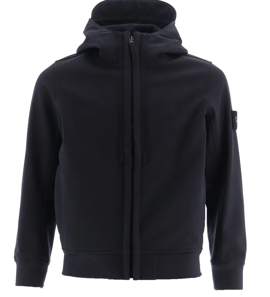 Softshell*Stone Island Softshelljakke m. Fleece - Sort