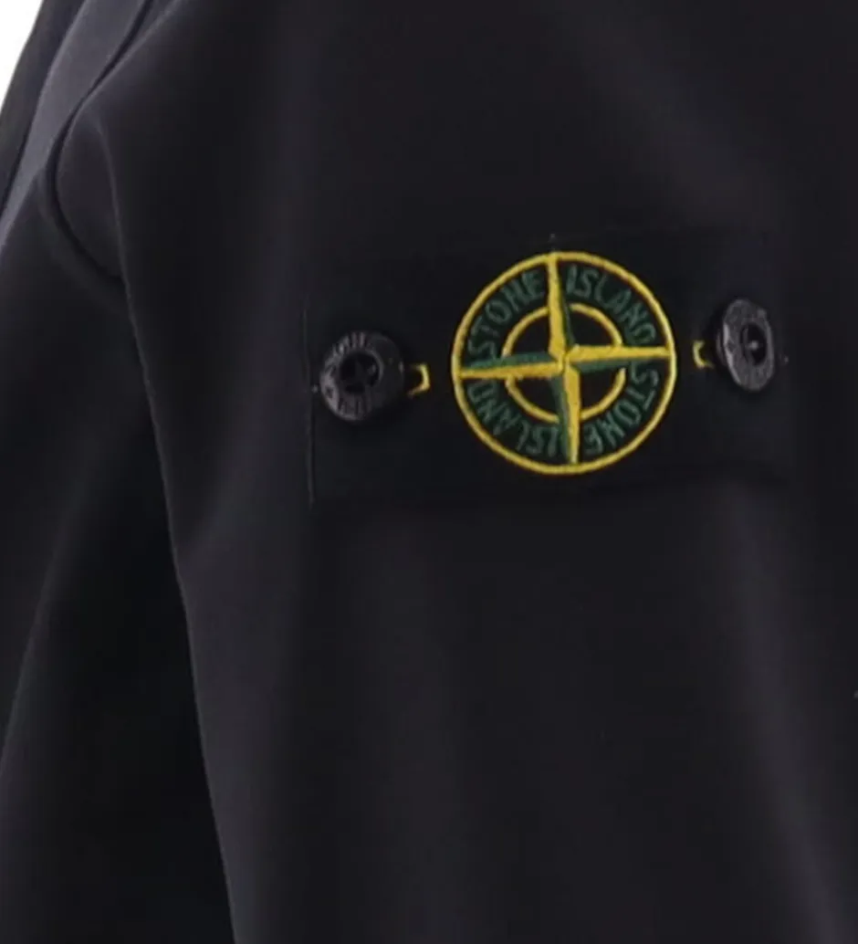 Softshell*Stone Island Softshelljakke m. Fleece - Sort