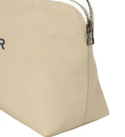 Toilettasker|Toilettasker*Studio Feder Toilettaske - Celia Mini - Canvas - Sand Beige