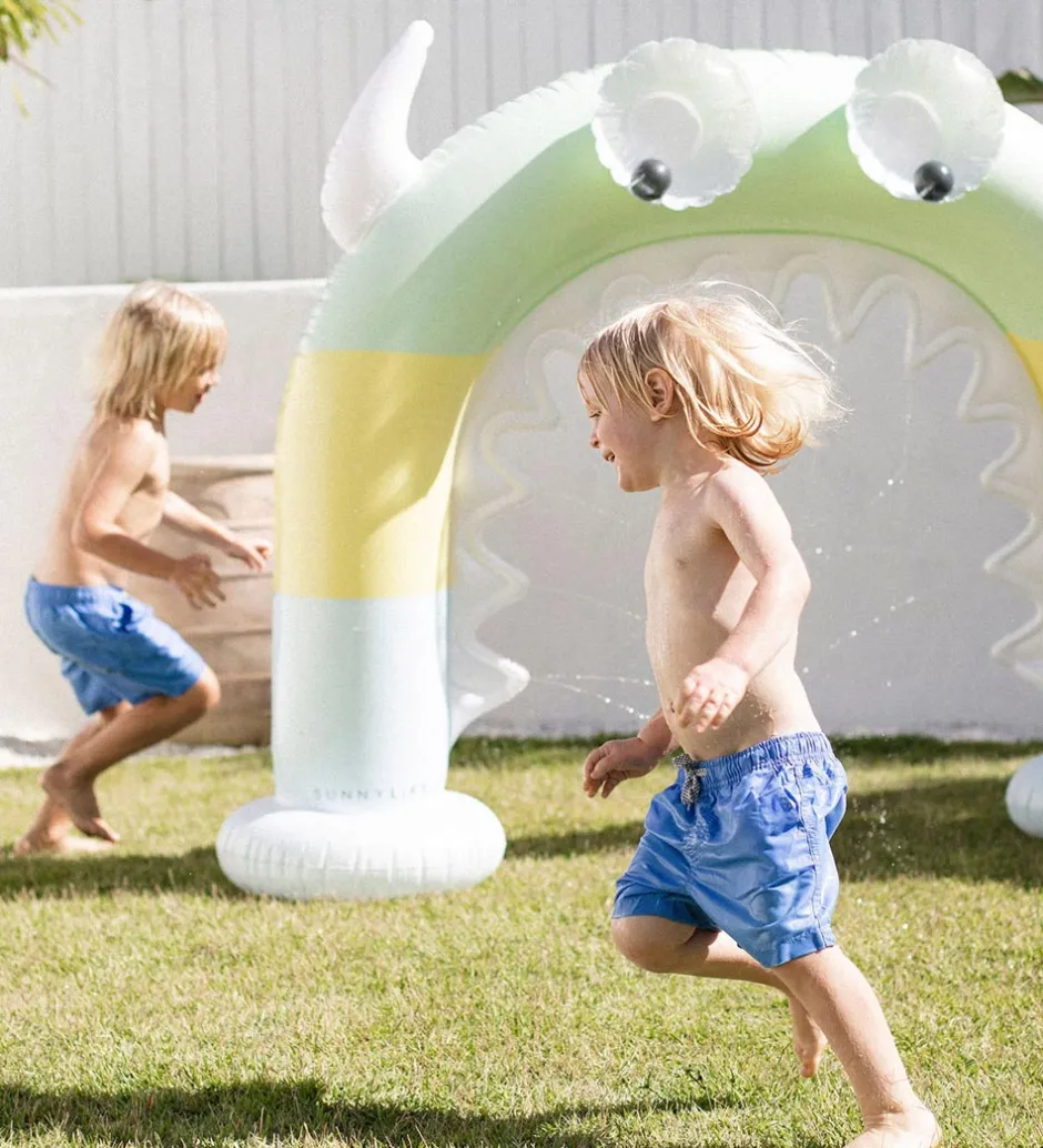 Badedyr*SunnyLife Oppustelig Sprinkler - 170x165 cm - Monty The Monster