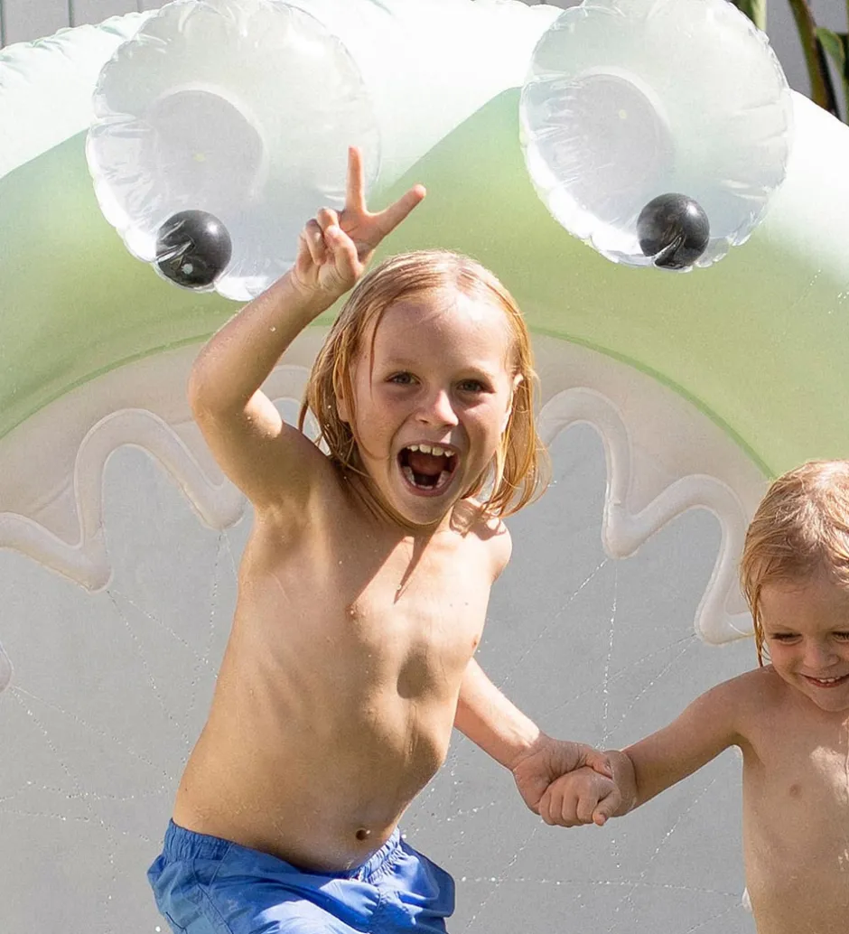 Badedyr*SunnyLife Oppustelig Sprinkler - 170x165 cm - Monty The Monster