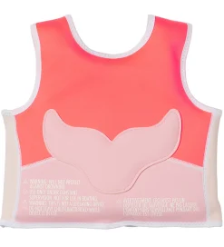 Svømmeveste*SunnyLife Svømmevest - Melody the Mermaid - 3-6 År - Neon Straw
