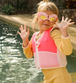 Svømmeveste*SunnyLife Svømmevest - Melody the Mermaid - 3-6 År - Neon Straw