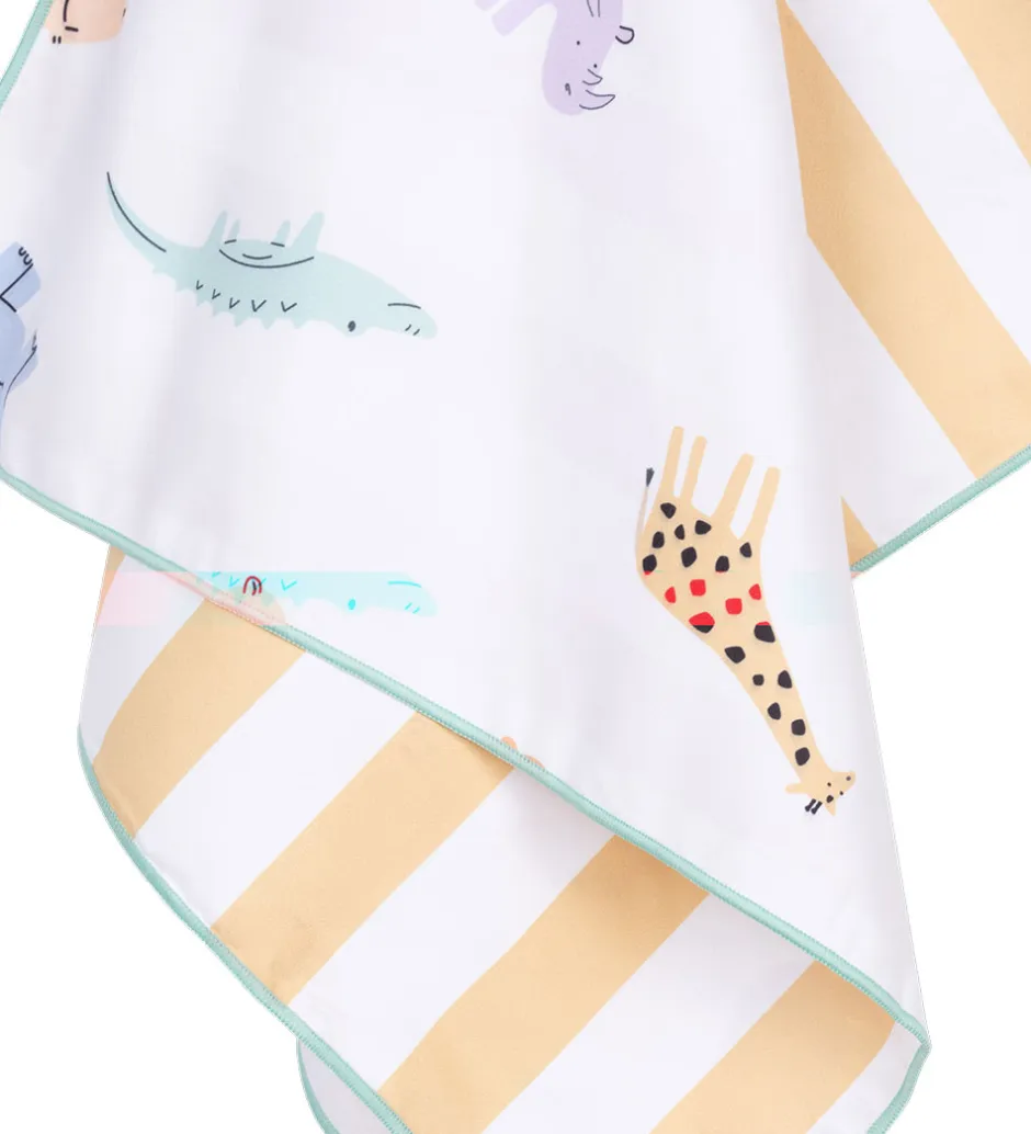 Håndklæder|Håndklæder*Swim Essentials Håndklæde - Microfiber - 135x65 cm - Wild Life