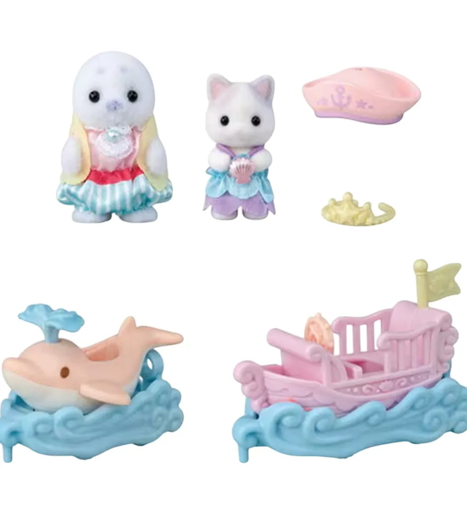 Figurer*Sylvanian Families - Amusement Park Ride Set - Ride The Waves -