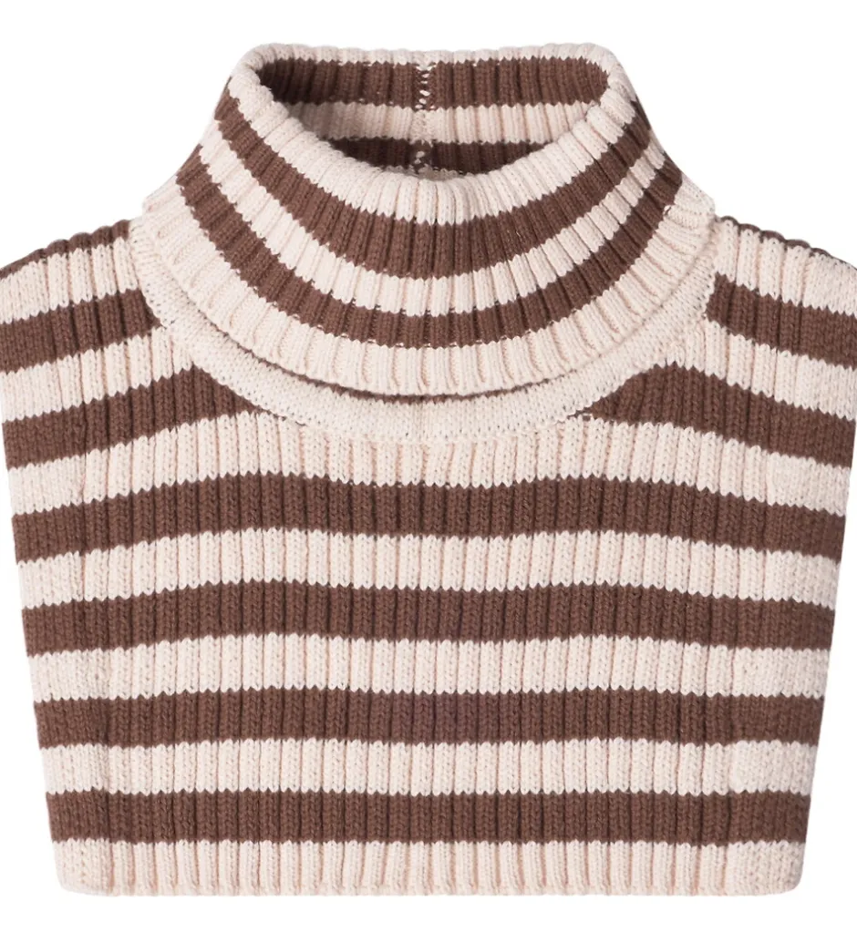 Tørklæder*Thats Mine That's Mine Halsedisse - Strik - Rib - Ivan - Brown Stripe
