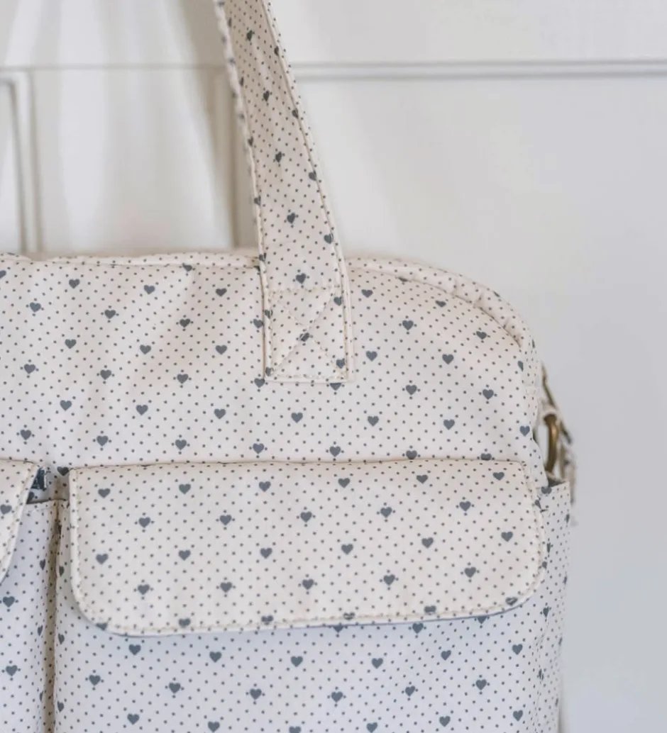 Pusletid|Pusletasker*Thats Mine That's Mine Pusletaske - Benne Nursing Bag - Lots of Love Sky