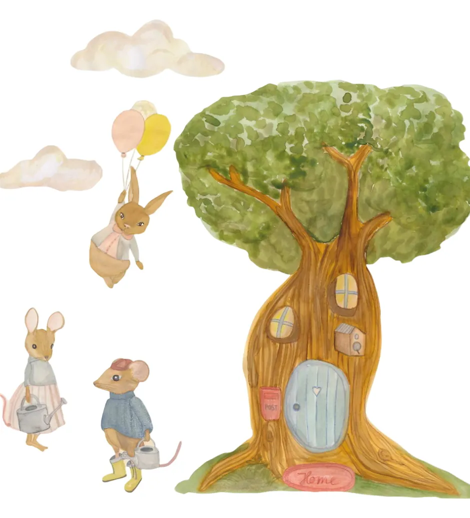 Plakater Og Billeder*Thats Mine Wallstickers - The Secret treehouse - Multi