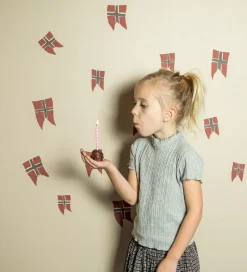 Wallsticker*Thats Mine That's Mine Wallstickers - 14 stk - Norsk Flag