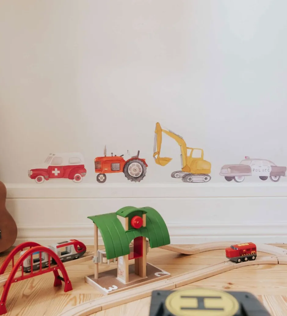Wallsticker*Thats Mine Wallstickers - Heroes on wheels - Multi