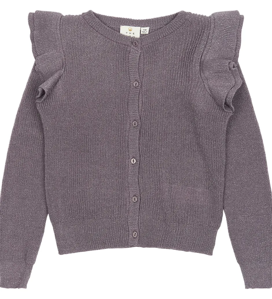 Striktrøjer*The New Cardigan - Strik - TnPerla - Gray Ridge m. Glimmer