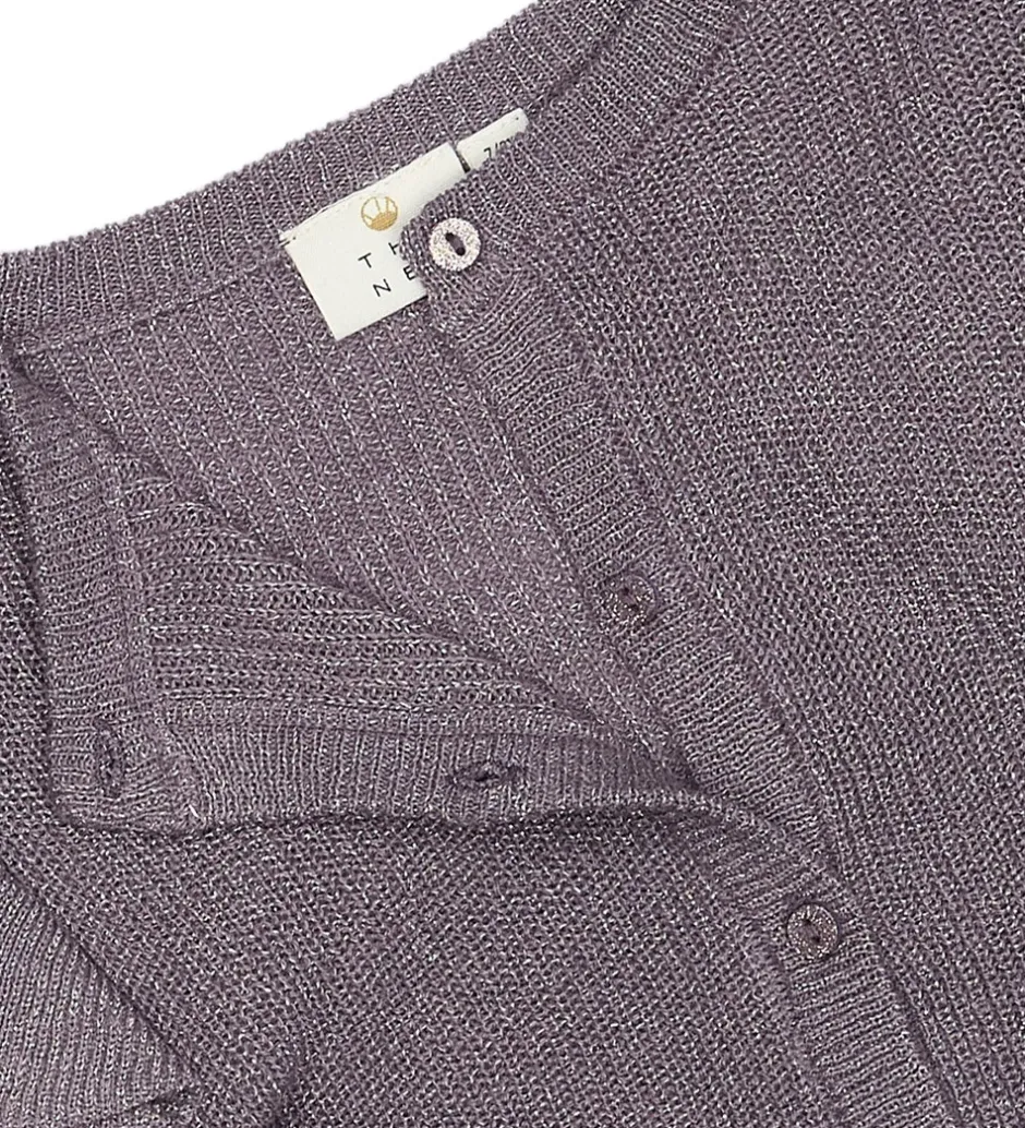 Striktrøjer*The New Cardigan - Strik - TnPerla - Gray Ridge m. Glimmer