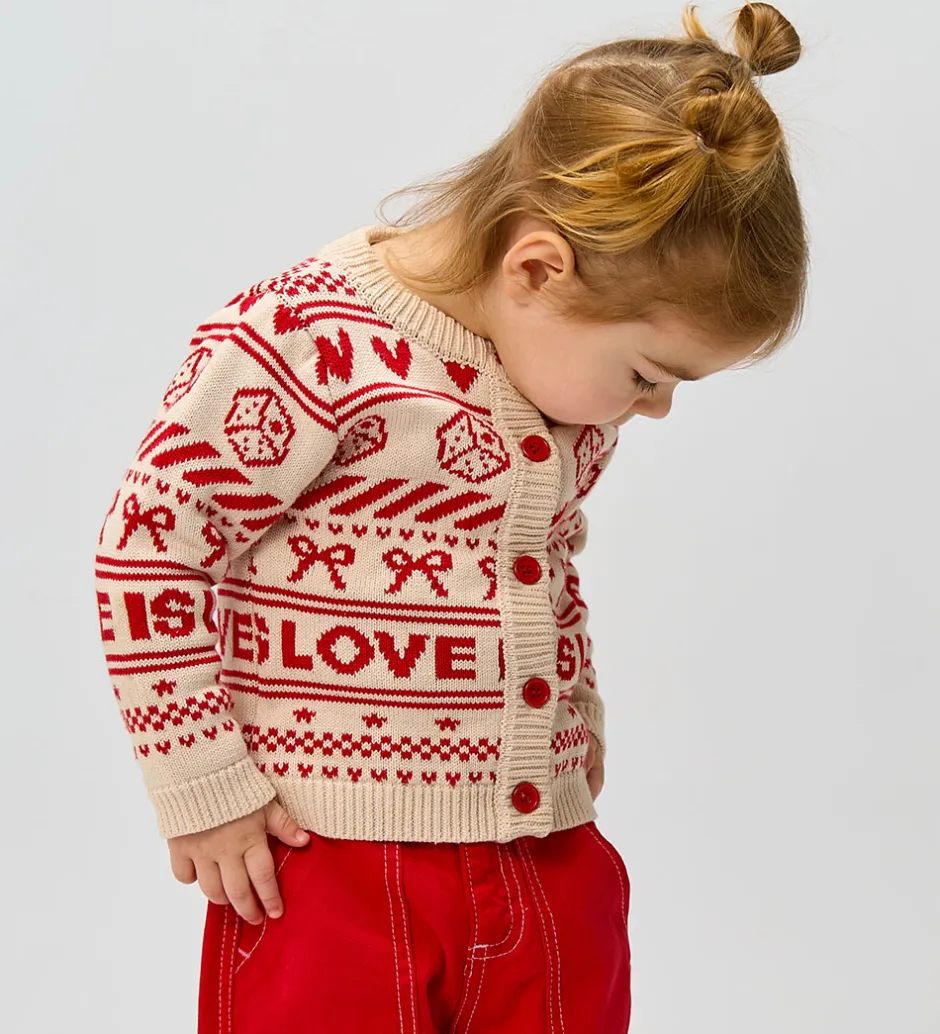 Børn The New Cardigan Siblings - Strik - TnstRegina - Jacquard - Gard