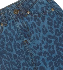 Nederdele*The New Nederdel - TnPrima - Mediun Blue Denim/Leo