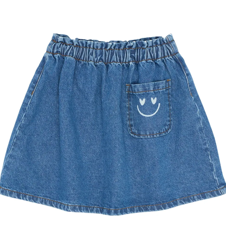 Børn The New Nederdel - TnPurity - Medium Blue Denim