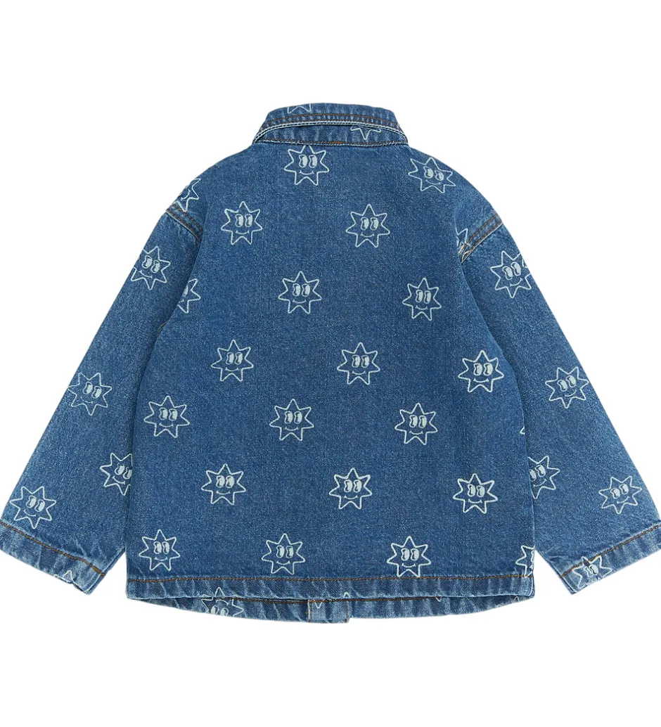 Skjorter*The New Siblings Denimjakke - TnstRipley - Medium Blue Denim AOP
