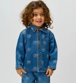 Skjorter*The New Siblings Denimjakke - TnstRipley - Medium Blue Denim AOP