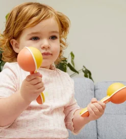 Musikinstrumenter*Tiger Tribe Maracas - Bioplast - Gul/Orange