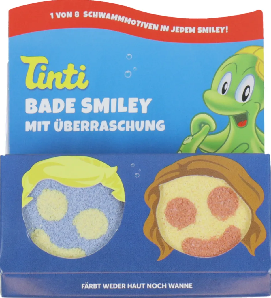 Bath Bombs*Tinti Bath Bombs - 2 Stk - Smiley