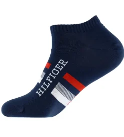 Børn Tommy Hilfiger Ankelstrømper - 2-pak - Navy m. Rød