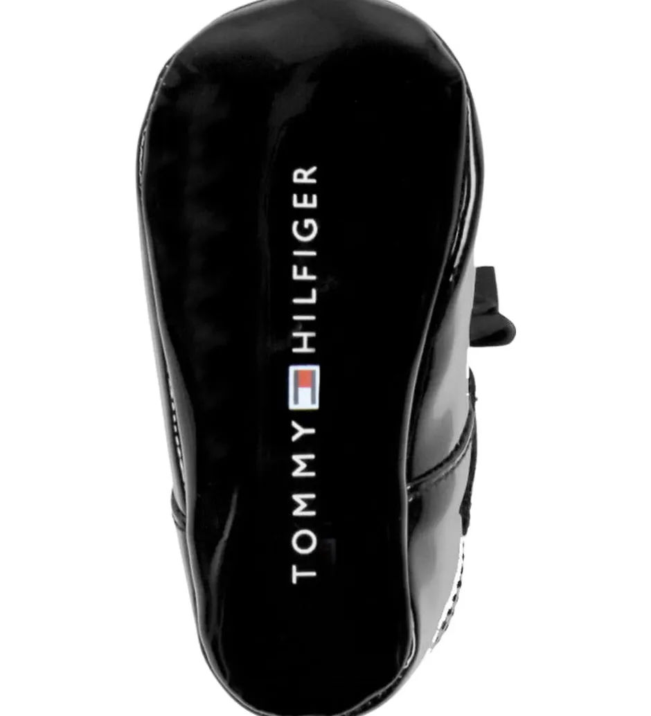 Hjemmesko*Tommy Hilfiger Ballerina Hjemmesko - Black/Sløjfe