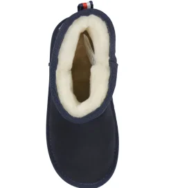 Tommy Hilfiger Bamsestøvler - Fur Boot - Blå