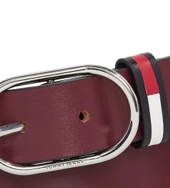 Børn Tommy Hilfiger Bælte - Oval - Burgundy