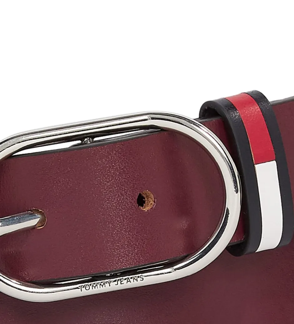 Børn Tommy Hilfiger Bælte - Oval - Burgundy