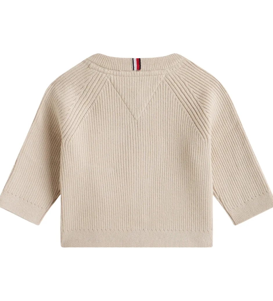 Cardigans*Tommy Hilfiger Cardigan - Strik - Regular - Gulf Sand/Beige
