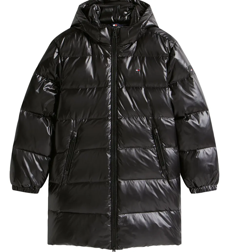Børn Tommy Hilfiger Dunfrakke - Long - Black