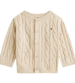 Cardigans|Bukser Og Jeans*Tommy Hilfiger Gaveæske - Bukser/Cardigan/Hue - Strik - Cable -