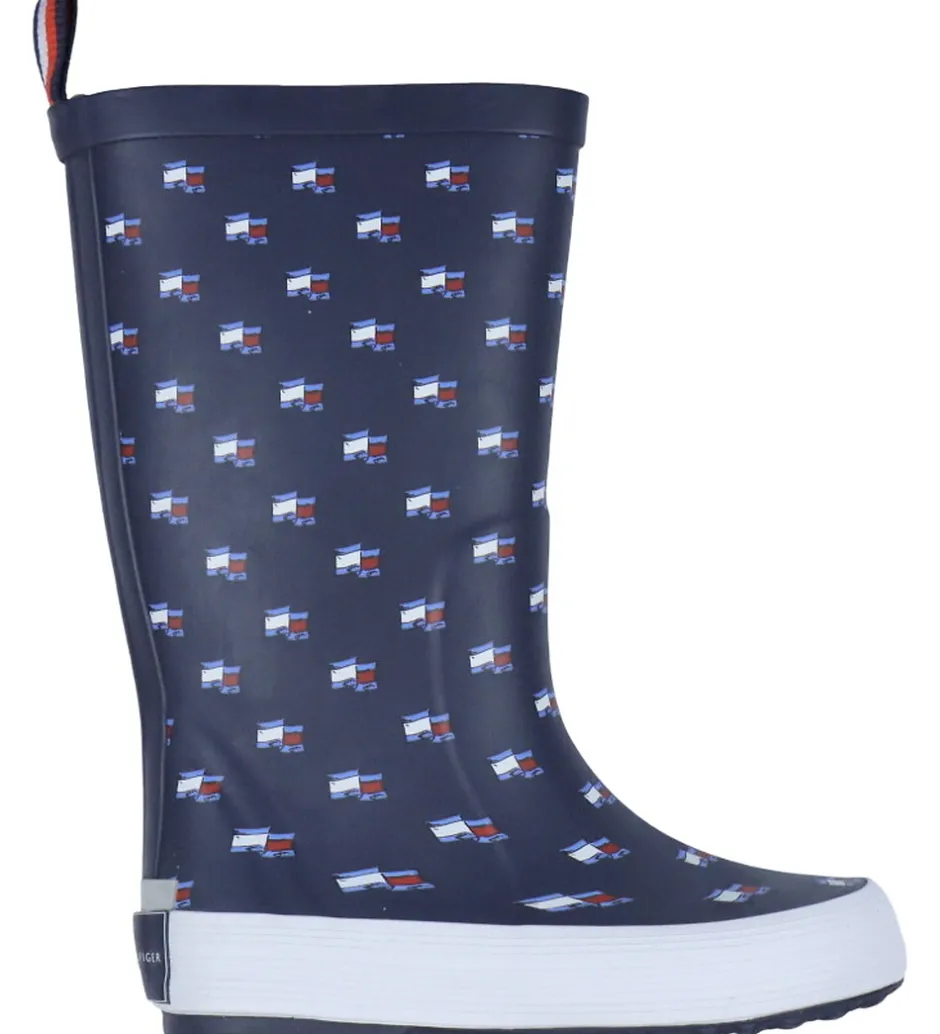 Tommy Hilfiger Gummistøvler - Flag - Blue