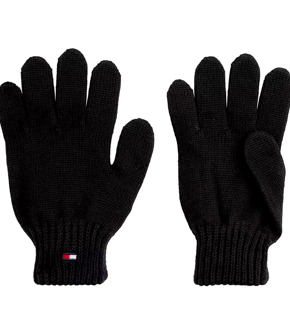 Handsker Og Luffer*Tommy Hilfiger Handsker - Strik - Sort