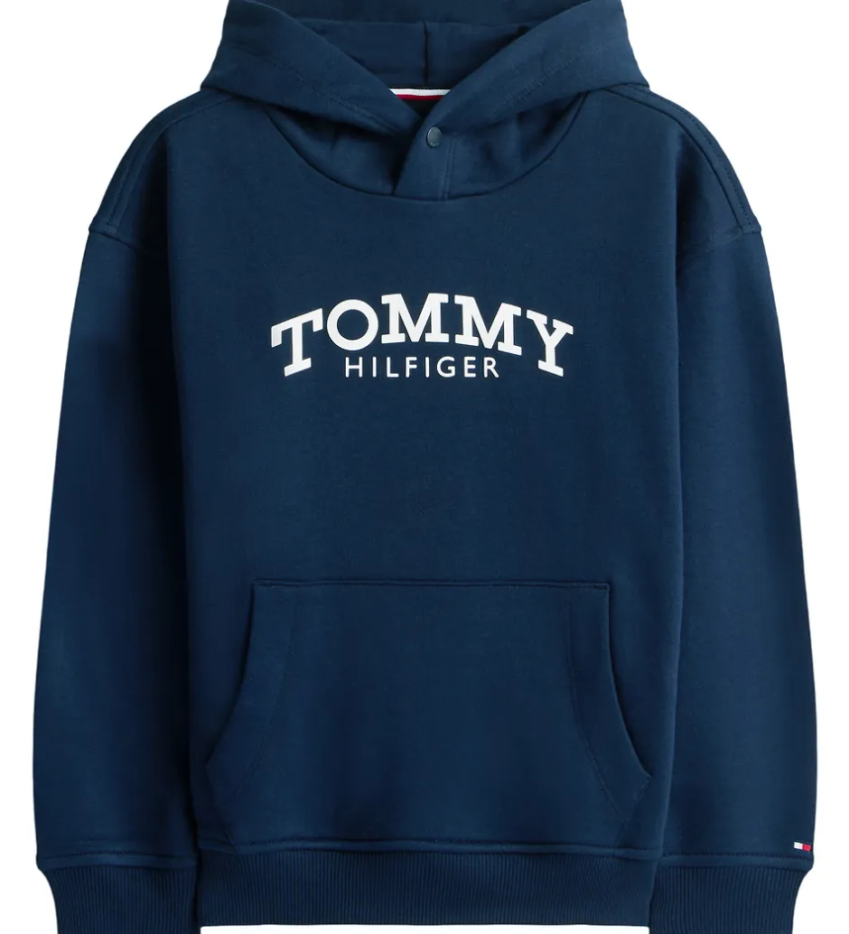 Hættetrøjer*Tommy Hilfiger Hættetrøje - Monotype - Dark Night Navy