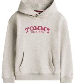 Børn Tommy Hilfiger Hættetrøje - Mid Grey/Heather Grey