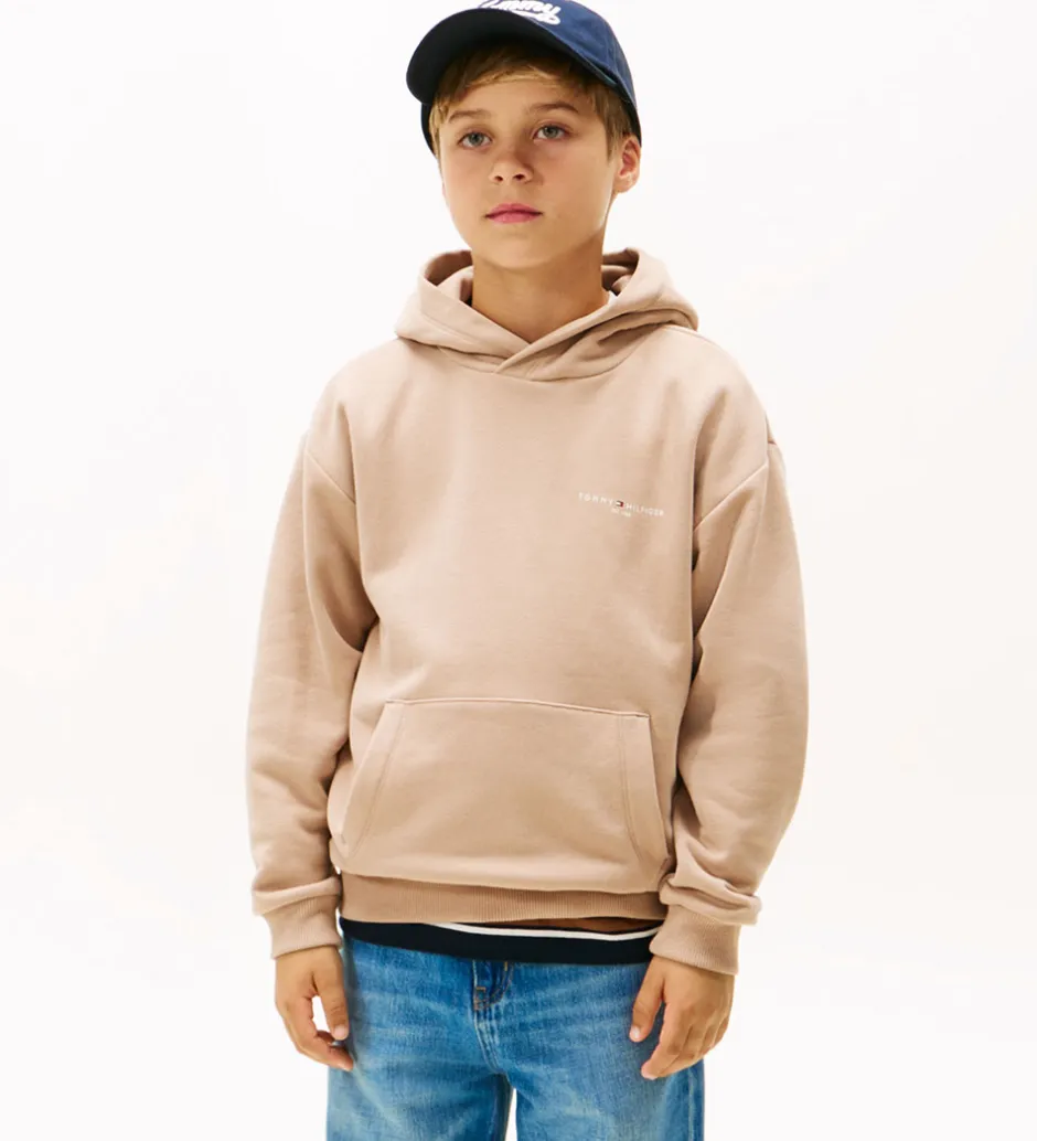 Børn Tommy Hilfiger Hættetrøje - Malted Milk