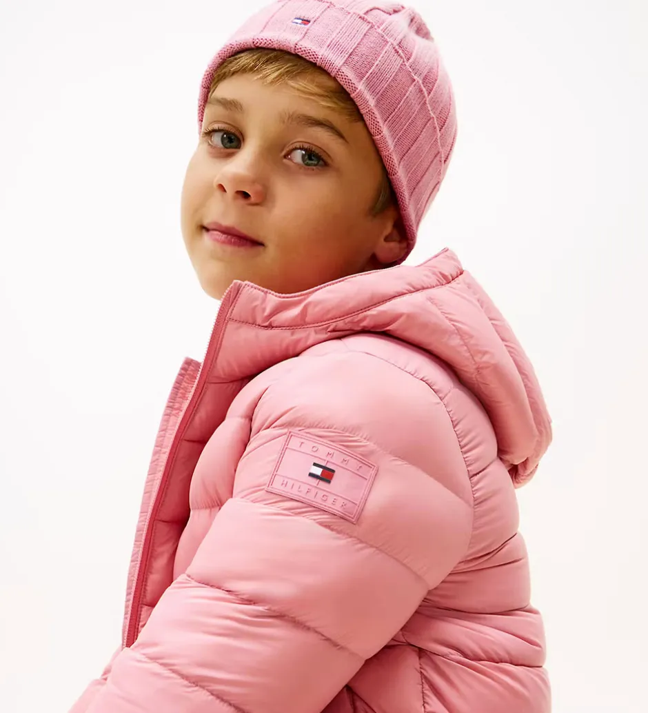 Huer Og Hatte*Tommy Hilfiger Hue - Strik - Mystic Pink