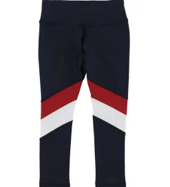 Træningsbukser|Gymnastiktøj*Tommy Hilfiger Leggings - Navy m. Rød/Hvid