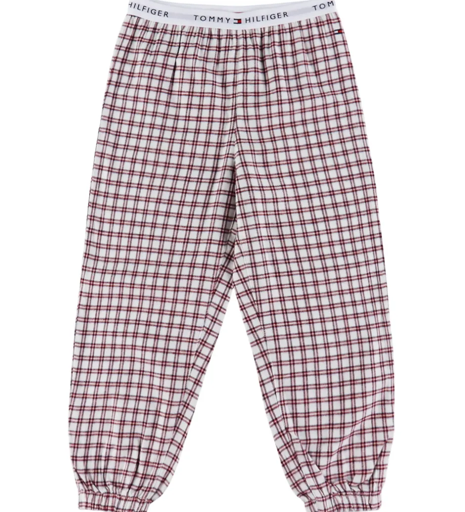 Børn Tommy Hilfiger Nattøj - Ivory Silk/Mini Plaie Ivory