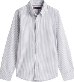 Børn Tommy Hilfiger Skjorte - Dark Night Navy Stripe