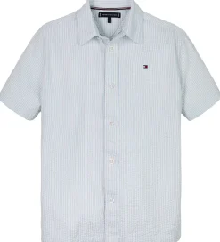 Børn Tommy Hilfiger Skjorte - Seersucker - Breezy Blue White Stripe