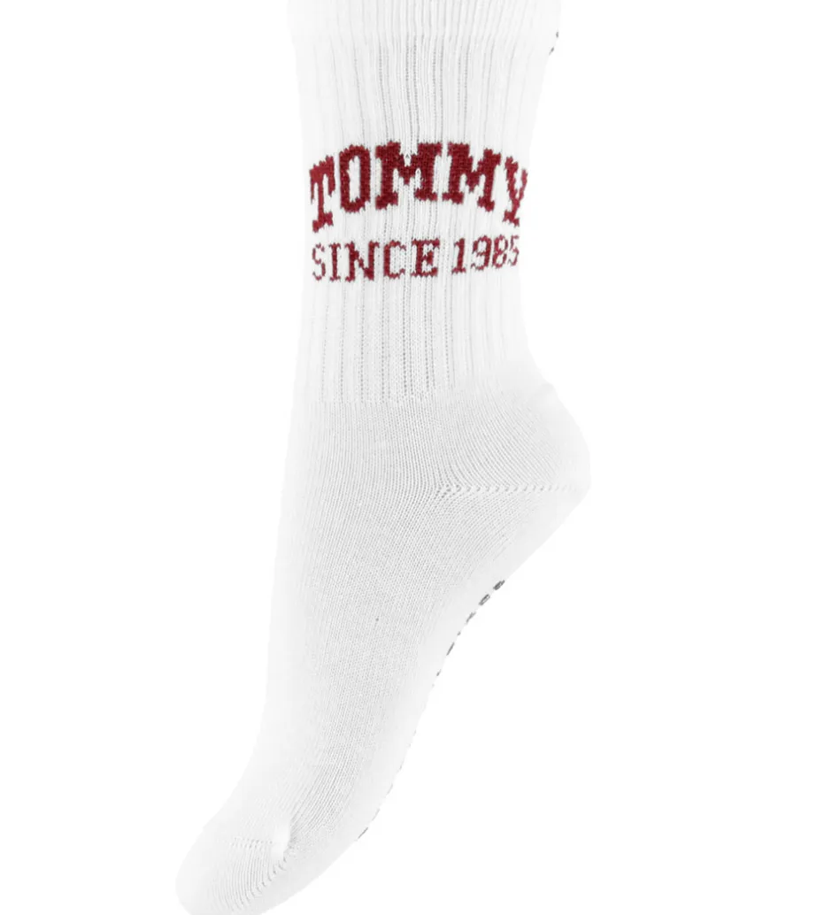 Strømper*Tommy Hilfiger Strømper - 2-pak - Hvid m. Print