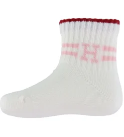 Strømper*Tommy Hilfiger Strømper - 3-pak - Pink/Hvid